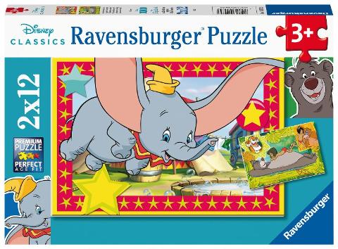 Puzzle 2x12 pz Disney Classics ravensburger