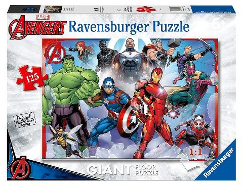 Puzzle 125 Giant Pavimento Avengers ravensburger