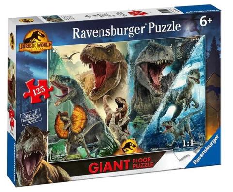 Puzzle 125 Giant Pavimento Jurassic World ravensburger