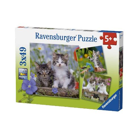 Puzzle 3x49 pz Gattini ravensburger