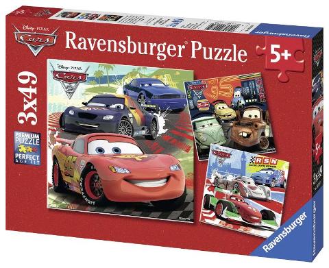 Puzzle 3x49 PZ Cars 2 ravensburger