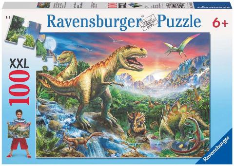 Puzzle 100 pz L'era dei dinosauri ravensburger