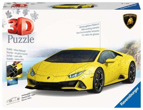 Puzzle 3D Lamborghini Huraca'n EVO giallo ravensburger