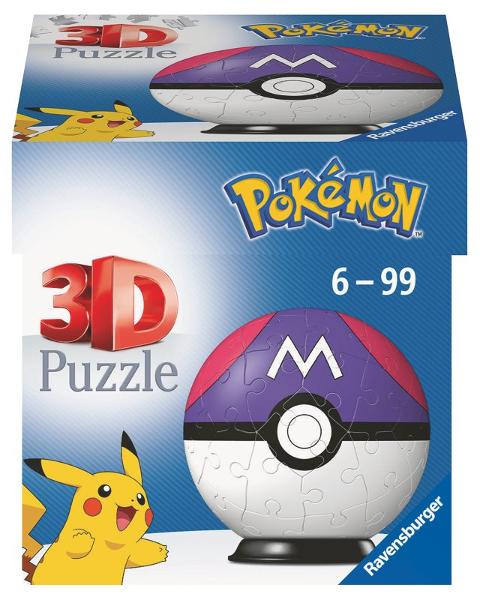 Puzzle 3D Pokemon Masterball viola ravensburger