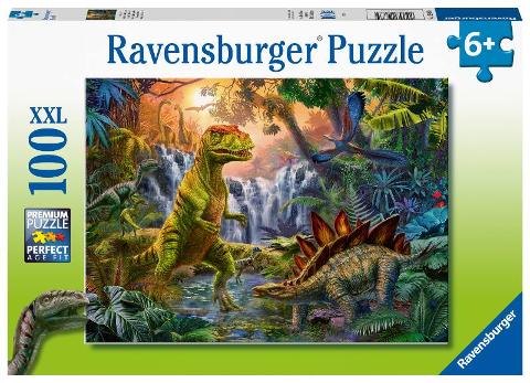 Puzzle 100 pz L'oasi dei dinosauri ravensburger