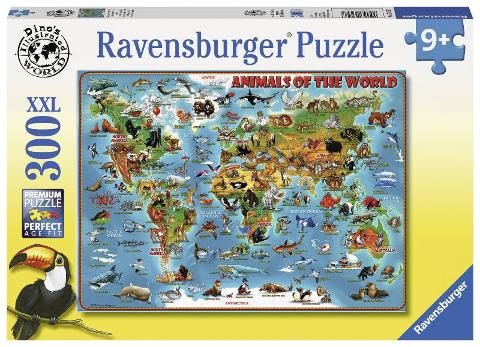 Puzzle 300 pz Animali del mondo ravensburger