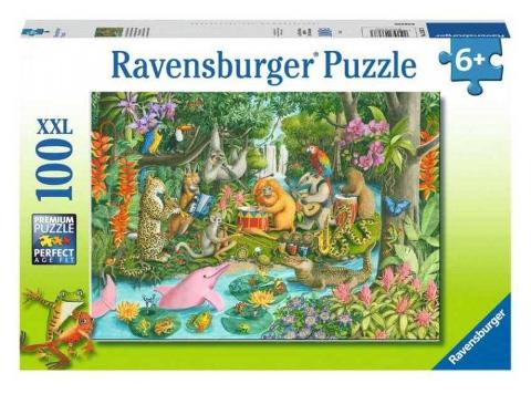 Puzzle 100 pz L'orchestra degli animali ravensburger