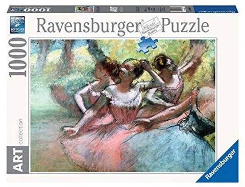 Puzzle 1000 pz Degas: Four ballerinas on the stage ravensburger