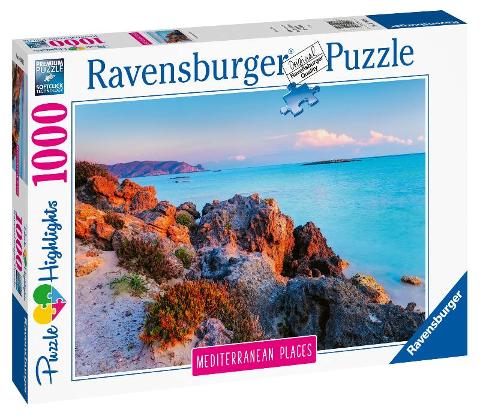 Puzzle 1000 pz Mediterranean Greece ravensburger