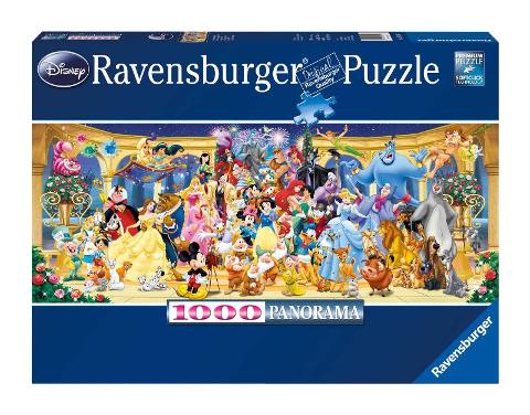 Puzzle 1000 pz Panorama: Disney ravensburger