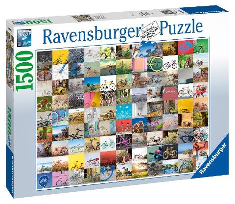 Puzzle 1500 pz 99 biciclette e altro ... ravensburger