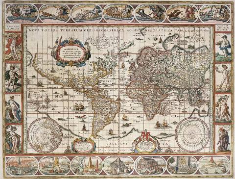 Puzzle 2000 PZ Mappamondo 1650 ravensburger