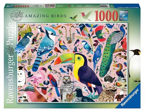 Puzzle 1000 pz Uccelli incredibili ravensburger