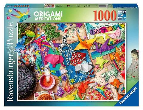 Puzzle 1000 pz Meditazione e origami ravensburger