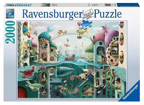 Puzzle 2000 pz Se i pesci potessero camminare ravensburger