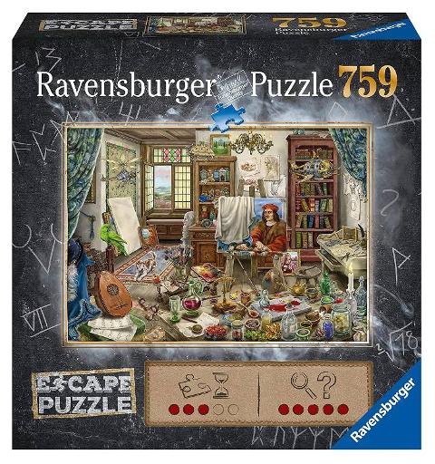 Puzzle 759 pz Escape L'atelier dell'artista (759 pz) ravensburger