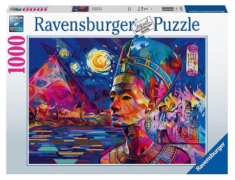 Puzzle 1000 pz Nefertiti lungo il nilo ravensburger