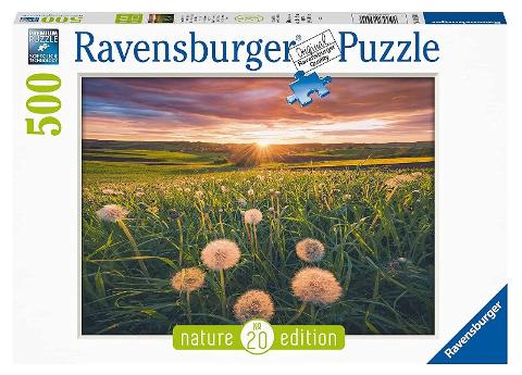 Puzzle 500 pz Denti di leone al tramonto Nature collection ravensburger