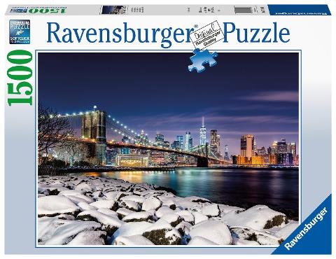 Puzzle 1500 pz Inverno a New York ravensburger