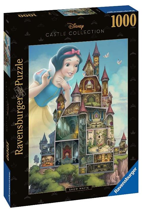 Puzzle 1000 pz Biancaneve Disney Castles ravensburger