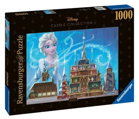 Puzzle 1000 pz Elsa Disney Castles ravensburger