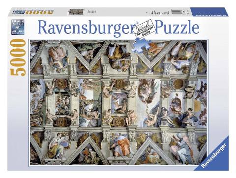 Puzzle 5000 pz La Cappella Sistina ravensburger