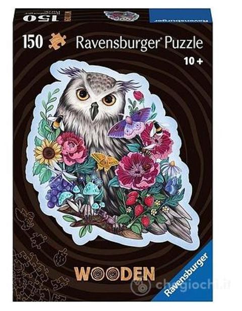 Puzzle di legno Gufo 150 pz ravensburger