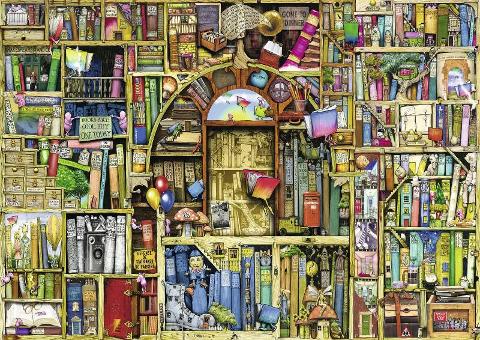 Puzzle 1000 pz La biblioteca bizzarra 2 ravensburger