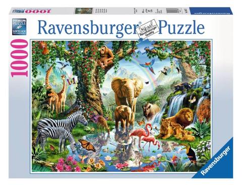 Puzzle 1000 pz Avventure nella giungla ravensburger