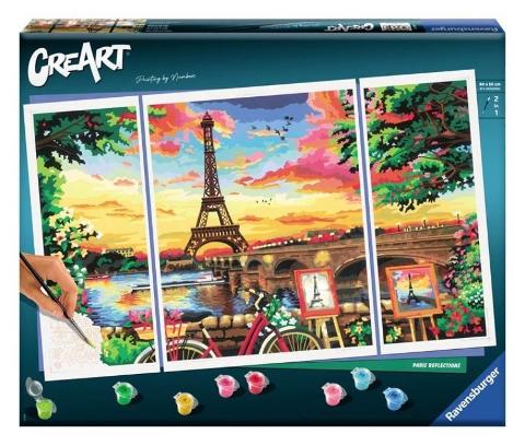 CreArt Serie Premium Trittico Paris Reflections ravensburger