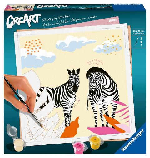 CreArt Serie Trend quadrati Zebra ravensburger