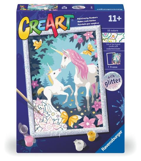 CreArt Serie D Classic Unicorni glitter ravensburger