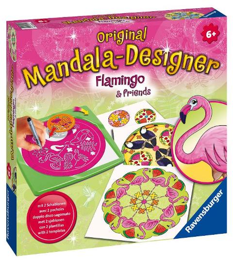 Mandala Midi Flamingo & Friends ravensburger