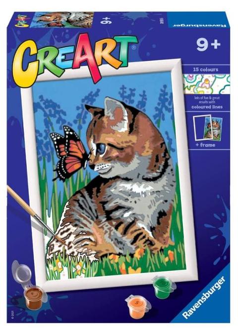 CreArt Serie D Classic Gattino e farfalla ravensburger