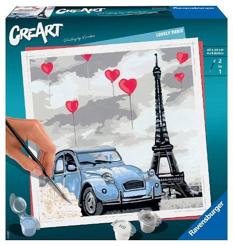 CreArt Serie Trend quadrati Parigi ravensburger