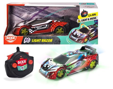 RC Light Razor scala 1:20 cm. 22 L&S, 2 canali, 2,4GHz, corpo con luci led, suoni, velocita' fino a 7 km/h Simba