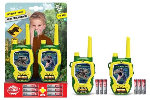 Walkie Talkie Dino Patrol 2.4GHz portata 100 mt Simba