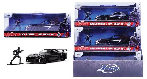 Marvel Black Panther Mazda RX-7 in scala 1:32 Simba