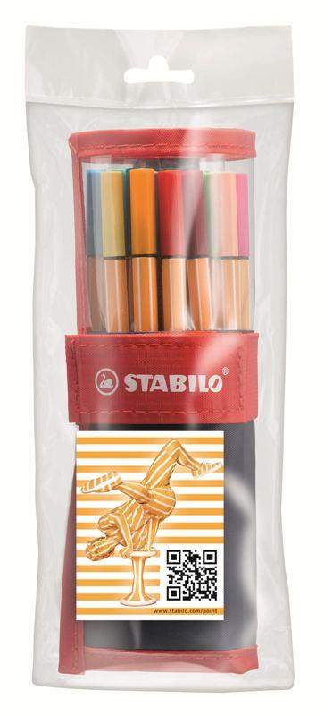 STABILO point 88 rollerset da 25 colori ass. Prezzo tagliato (era 17,23 / 28,70 ) stabilo
