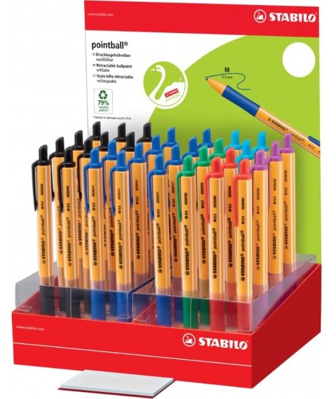 STABILO pointball espositore con 32 pz.ass. stabilo