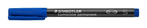 LUMOCOLOR PERMANENTE PUNTA SUPER FINE COLORE BLU staedtler