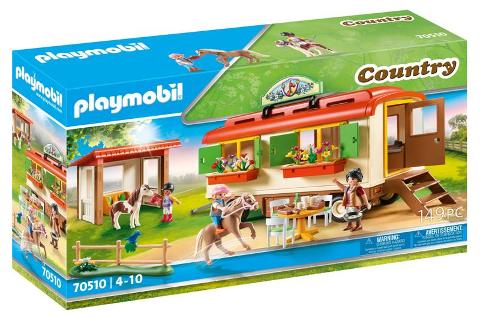 RANCH DEI PONY CON ROULOTTE playmobil