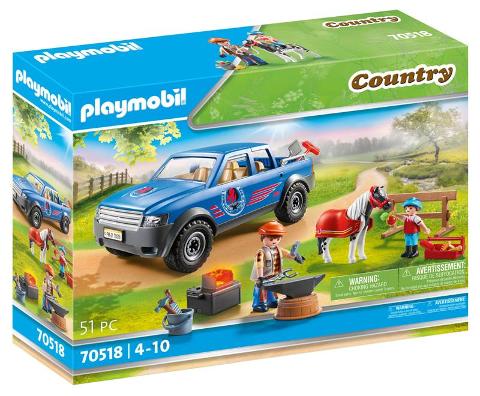 MANISCALCO CON PICKUP playmobil