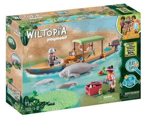 GITA IN BARCA E LAMANTINI DELLA FORESTA AMAZZONICA playmobil