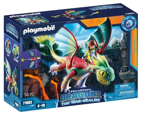 DRAGONS: THE NINE REALMS - FEATHERS & ALEX playmobil