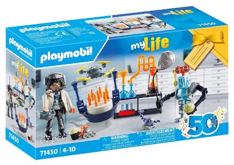 Scienziato con robot - MY LIFE playmobil