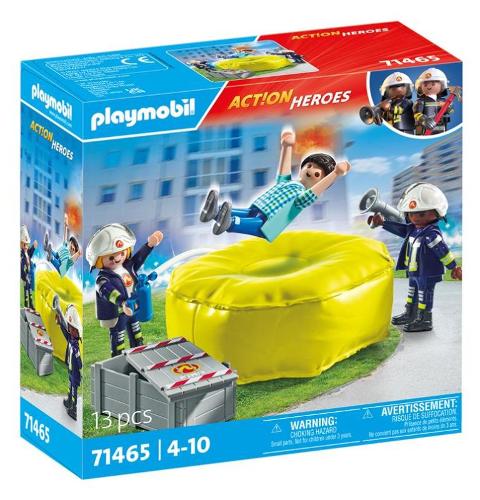 Materasso di salvataggio dei pompieri playmobil