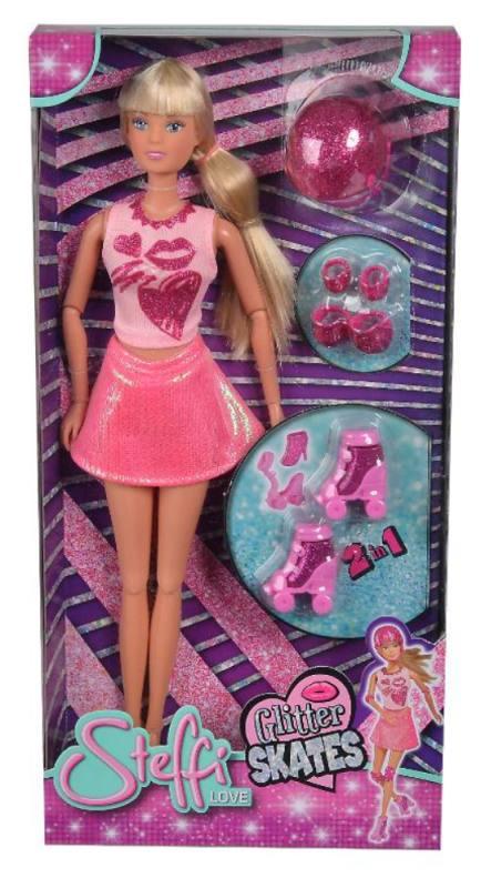 Steffi Love Roller Skates con accessori glitterati Simba