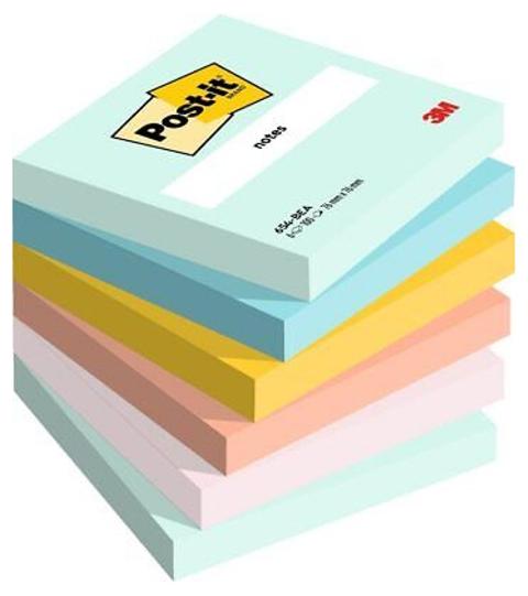 POST-IT BEACHSIDE 76X76 COLORATI CONF DA 6 3m