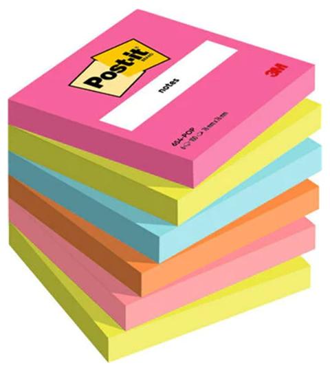 POST-IT POPTIMISTIC 76X76 COLORATI CONF DA 6 3m